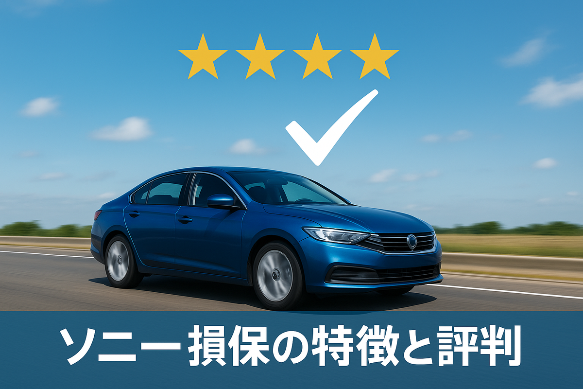 ソニー損保の評判と特徴まとめ｜選ばれる理由と実際の口コミとは？